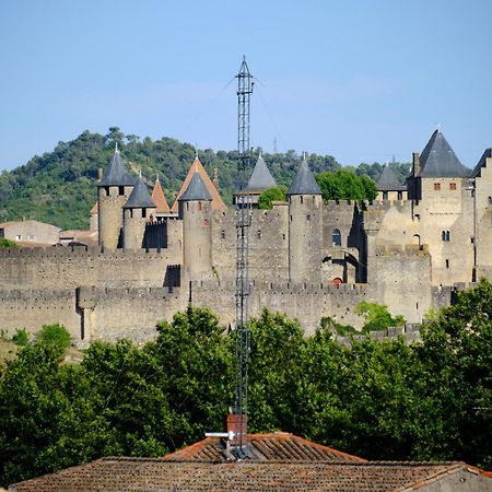 Mon Toit Carcassonnais •Hypercentre •Terrasse •Vue Appartement Carcassonne Buitenkant foto